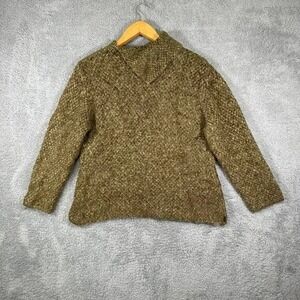 Christopher & Banks Women's Size XL Green Knit Long Sleeve Soft Sweater Pullover